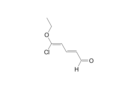 5-Chloro-5-ethoxypenta-2,5-dienal