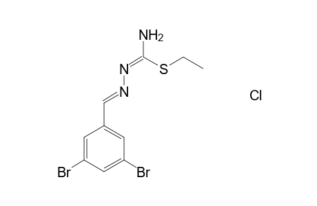 Ethyl N'-[(3,5-dibromophenyl)methylidene]hydrazonothiocarbamate hydrochloride