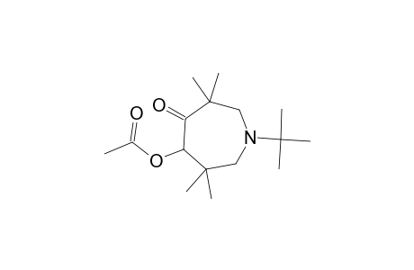 (1-tert-butyl-3,3,6,6-tetramethyl-5-oxidanylidene-azepan-4-yl) ethanoate