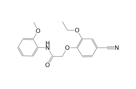 2-(4-cyano-2-ethoxyphenoxy)-N-(2-methoxyphenyl)acetamide