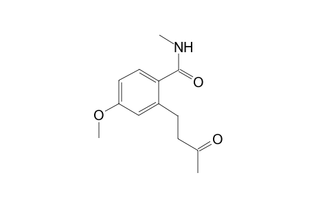 4-Methoxy-N-methyl-2-(3-oxobutyl)benzamide