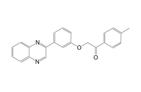 1-(4-methylphenyl)-2-[3-(2-quinoxalinyl)phenoxy]ethanone
