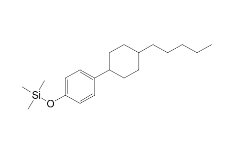 4-(4-Pentylcyclohexyl)phenol TMS