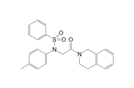 benzenesulfonamide, N-[2-(3,4-dihydro-2(1H)-isoquinolinyl)-2-oxoethyl]-N-(4-methylphenyl)-