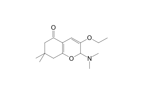 2-(Dimethylamino)-3-ethoxy-7,7-dimethyl-2,6,7,8-tetrahydro-5H-chromen-5-one