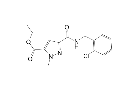 ethyl 3-{[(2-chlorobenzyl)amino]carbonyl}-1-methyl-1H-pyrazole-5-carboxylate