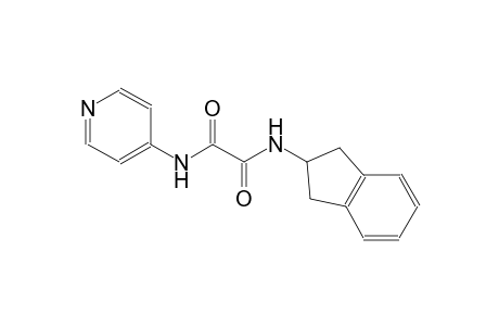ethanediamide, N~1~-(2,3-dihydro-1H-inden-2-yl)-N~2~-(4-pyridinyl)-