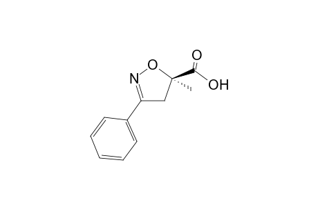 (5R)-5-methyl-3-phenyl-2-isoxazoline-5-carboxylic acid
