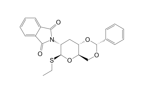 ETHYL-4,6-O-BENZYLIDENE-2,3-DIDEOXY-2-PHTHALIMIDO-1-THIO-BETA-D-GLUCOPYRANOSIDE