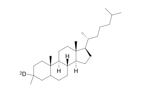 3-Methyl-3-deuterocholestane