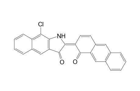 3H-Benz[f]indol-3-one, 9-chloro-1,2-dihydro-2-(1-oxo-2(1H)-anthracenylidene)-