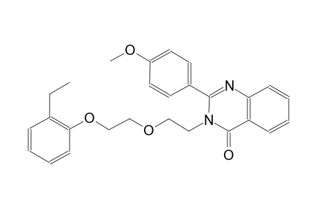 3-{2-[2-(2-ethylphenoxy)ethoxy]ethyl}-2-(4-methoxyphenyl)-4(3H)-quinazolinone