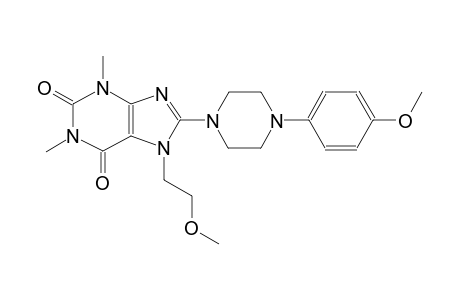 7-(2-methoxyethyl)-8-[4-(4-methoxyphenyl)-1-piperazinyl]-1,3-dimethyl-3,7-dihydro-1H-purine-2,6-dione