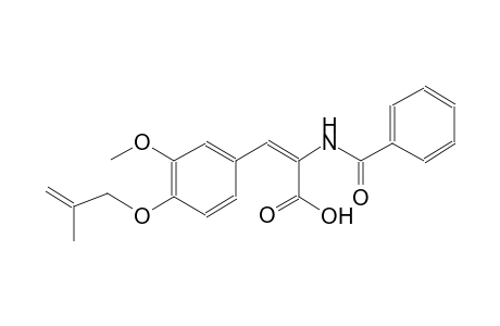 (2E)-2-(benzoylamino)-3-{3-methoxy-4-[(2-methyl-2-propenyl)oxy]phenyl}-2-propenoic acid