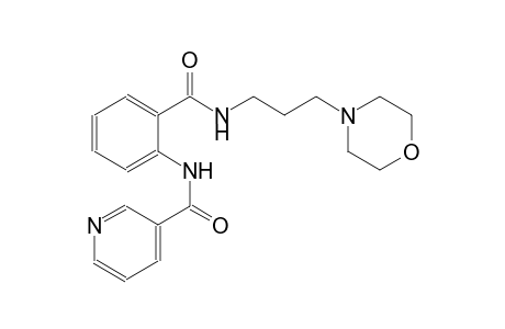 3-pyridinecarboxamide, N-[2-[[[3-(4-morpholinyl)propyl]amino]carbonyl]phenyl]-