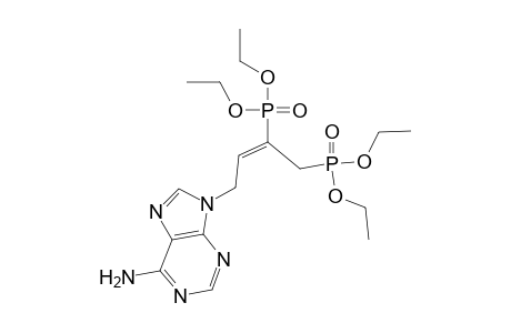 (E)-N(9)-(3,4-bis(diethylphosphono)-2-buten-1-yl)adenine