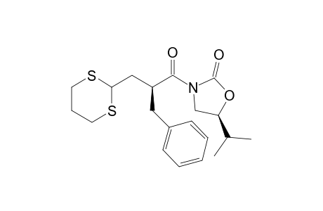 2-[(2S)-(2-Benzyl-3-oxo-3-[(4'S)-4'-(1-methylethyl)-2'-oxo-3-oxazolidinyl]propyl]1,3-dithiane