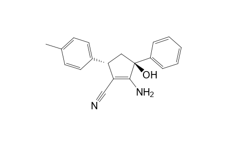 trans-2-Amino-3-cyano-1-phenyl-4-(p-methylphenyl)-2-cyclopentene-1-ol