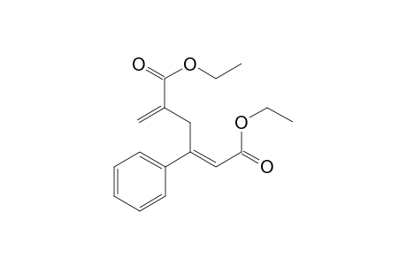 (E)-diethyl 5-methylene-3-phenylhex-2-enedioate