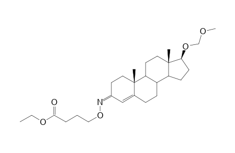 (3Z)-17.beta.-[(Methoxymethoxy)androst-4-en-3-one - O-[3'-(ethoxycarbonyl)propyl]oxime
