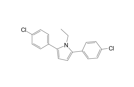 1H-Pyrrole, 2,5-bis(4-chlorophenyl)-1-ethyl-