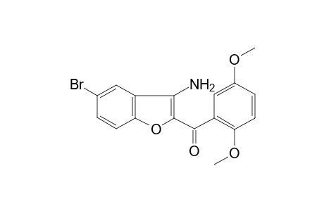 (3-Amino-5-bromo-benzofuran-2-yl)-(2,5-dimethoxy-phenyl)-methanone