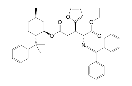 1-Ethyl-5-[(1R,2S,5R)-8-Phenylmenthyl](2R,3R)-2-[N-(diphenylmethylidene)amino]-3-(2-furyl)glutarate