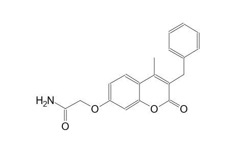 acetamide, 2-[[4-methyl-2-oxo-3-(phenylmethyl)-2H-1-benzopyran-7-yl]oxy]-