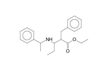 2-Benzyl-3-(1-phenyl-ethylamino)-pentanoic acid ethyl ester