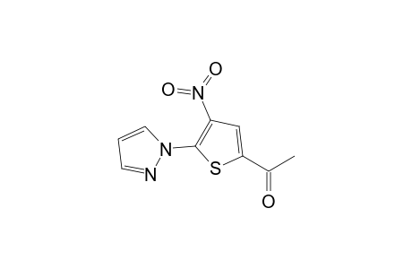 1-(4-nitro-5-pyrazol-1-yl-2-thienyl)ethanone