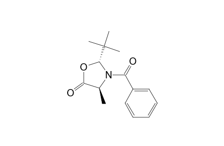 (2R,4S)-2-tert-butyl-4-methyl-3-(phenylcarbonyl)-1,3-oxazolidin-5-one