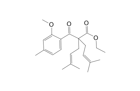 Ethyl 2-[(2-Methoxy-4-methylphenyl)carbonyl]-5-methyl-2-(3-methylbut-2-en-1-yl)hex-4-enoate