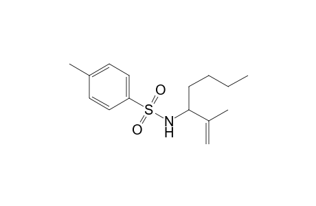 Benzenesulfonamide, 4-methyl-N-[1-(1-methylethenyl)pentyl]-, (.+-.)-