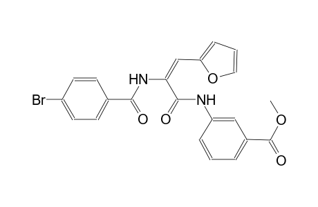 benzoic acid, 3-[[(2E)-2-[(4-bromobenzoyl)amino]-3-(2-furanyl)-1-oxo-2-propenyl]amino]-, methyl ester