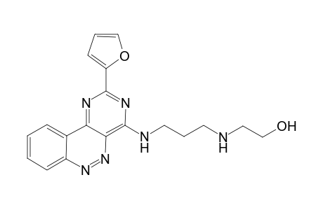 2-[(3-[(2-Furyl)pyrimido[5,4-c]cinnnolin-4-yl]aminopropyl)-amino]ethanol