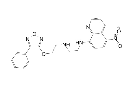 N~1~-(5-nitro-8-quinolinyl)-N~2~-{2-[(4-phenyl-1,2,5-oxadiazol-3-yl)oxy]ethyl}-1,2-ethanediamine