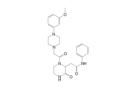 2-piperazineacetamide, 1-[[4-(3-methoxyphenyl)-1-piperazinyl]acetyl]-3-oxo-N-phenyl-