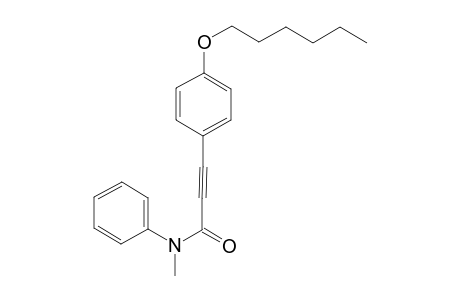 3-(4-(hexyloxy)phenyl)-N-methyl-N-phenylpropiolamide
