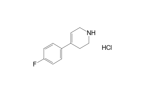 4-(p-fluorophenyl)-1,2,3,4-tetrahydropyridine, hydrochloride