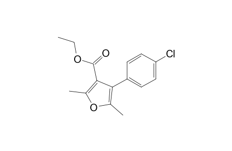 2,5-Dimethyl-4-(4-chlorophenyl)furan-3-carboxylic acid ethyl ester