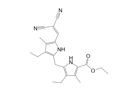 5-[[5-(2,2-dicyanoethenyl)-3-ethyl-4-methyl-1H-pyrrol-2-yl]methyl]-4-ethyl-3-methyl-1H-pyrrole-2-carboxylic acid ethyl ester