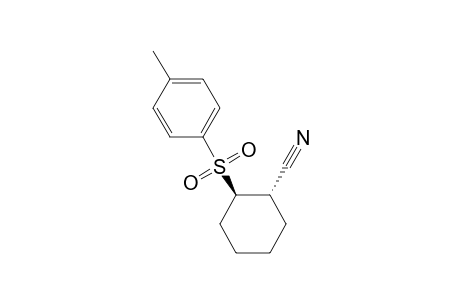 trans-1-Cyano-2-p-toluenesulfonylcyclohexane