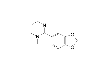 2-[3,4-Methylenedioxyphenyl]-1-methylhexahydropyrimidine