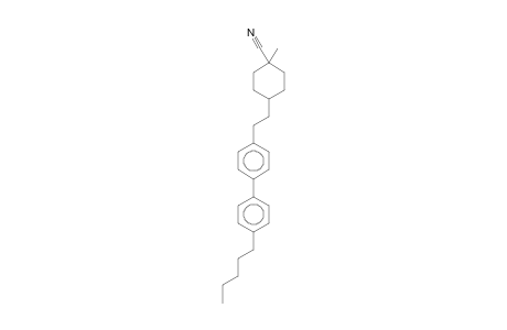 Cyclohexanecarbonitrile, 1-methyl-4-[2-(4'-pentyl[1,1'-biphenyl]-4-yl)ethyl]-