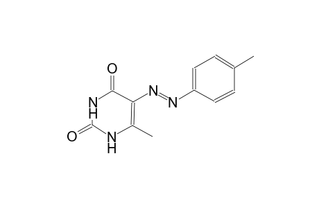 2,4(1H,3H)-pyrimidinedione, 6-methyl-5-[(E)-(4-methylphenyl)azo]-