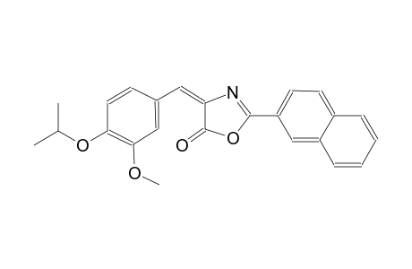 (4E)-4-(4-isopropoxy-3-methoxybenzylidene)-2-(2-naphthyl)-1,3-oxazol-5(4H)-one