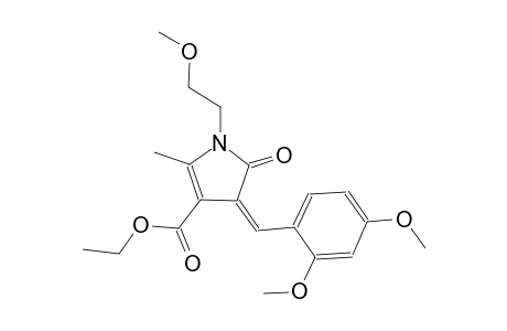 ethyl (4Z)-4-(2,4-dimethoxybenzylidene)-1-(2-methoxyethyl)-2-methyl-5-oxo-4,5-dihydro-1H-pyrrole-3-carboxylate