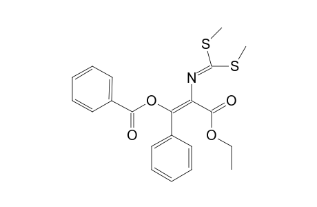 (Z)-Ethyl 3-benzoxy-2-[bis(methylthio)methyleneamino]cinamate