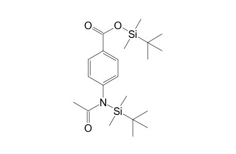 4-Acetamidobenzoic acid 2TBDMS