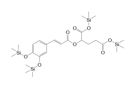 (E)-bis(trimethylsilyl) 2-(3-(3,4-bis(trimethylsilyloxy)phenyl)acryloyloxy)pentanedioate